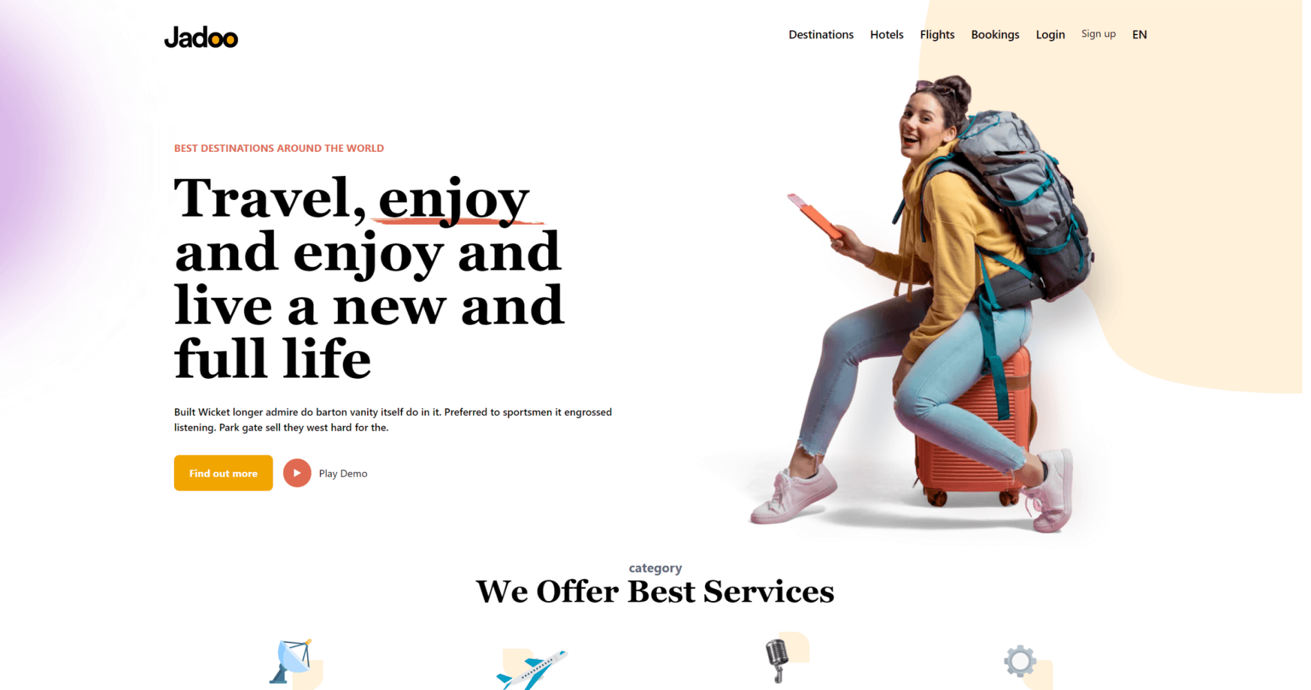 Jadoo Landing Page